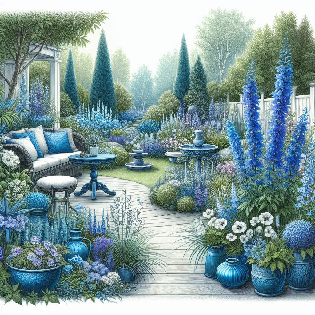 Creating a Blue Garden muskparadis